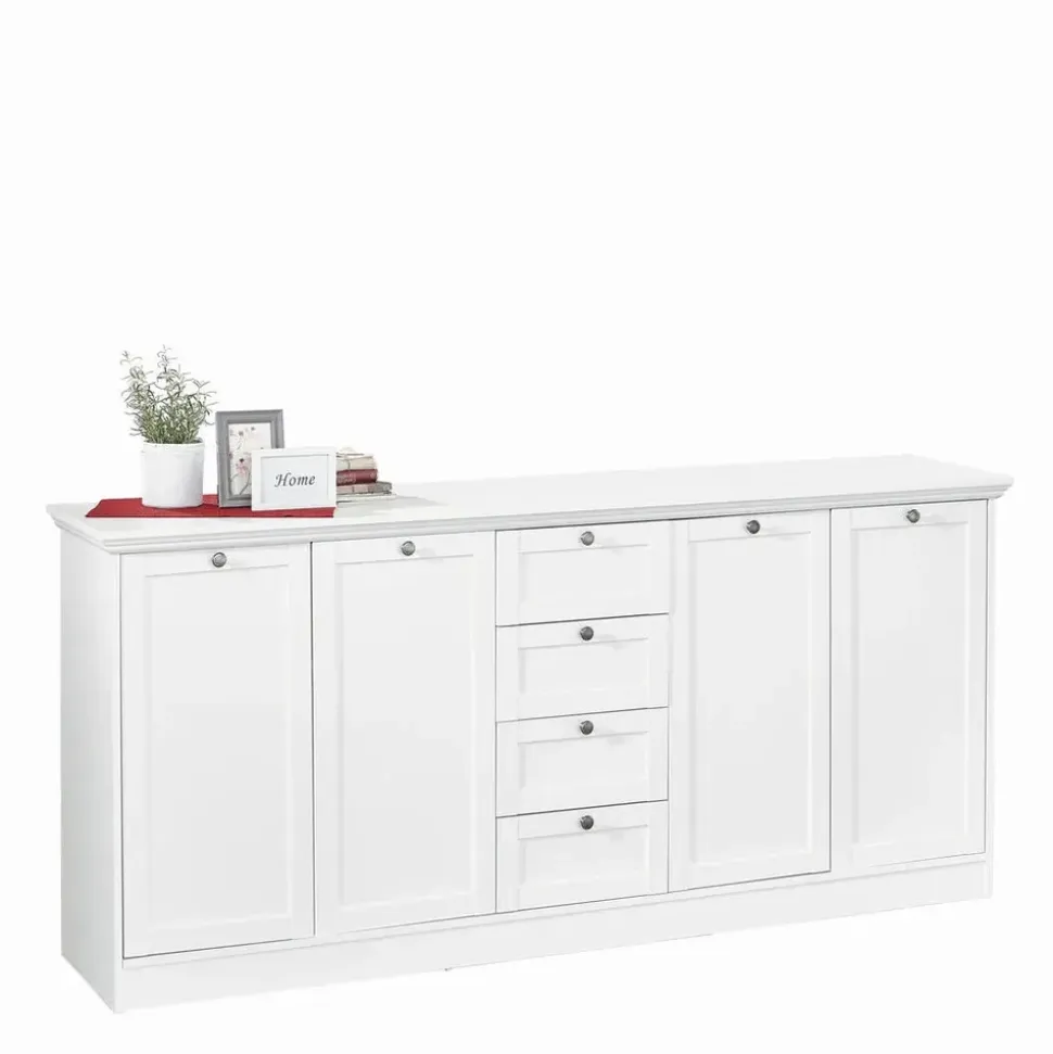 ARGONAUTA Sideboard 200 x 90 x 40 cm Weiß