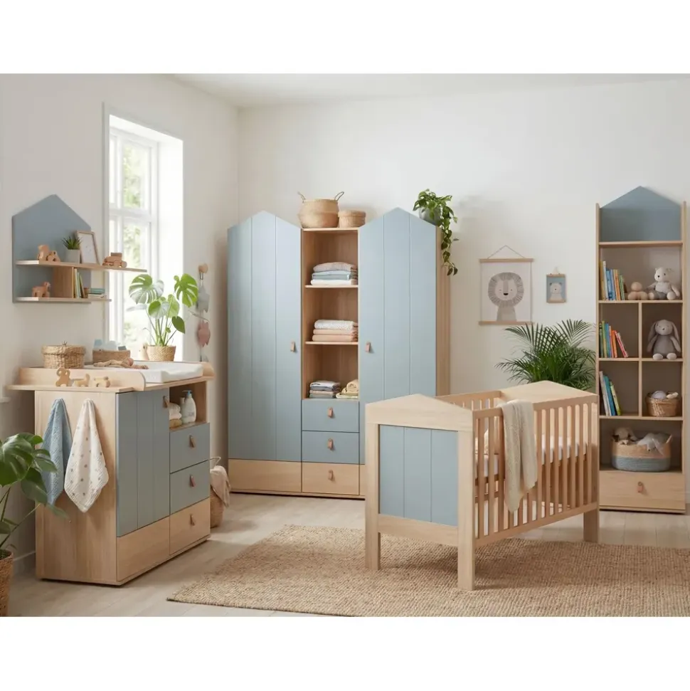 Arthur Berndt Babyzimmer Mega-Set Roofy 6-tlg. 2-türig