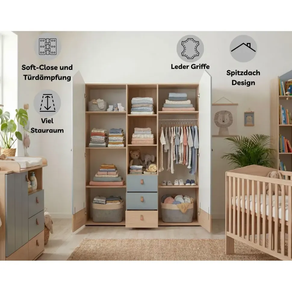 Arthur Berndt BABYZIMMER Set Roofy 3-tlg.