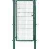 Arvotec Zauneinzeltür 100 x 200 cm Grün/Metall