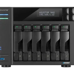 ASUSTOR Lockerstor 6 Gen2+ NAS Desktop, Intel Celeron®, N5105, 8 GB, DDR4