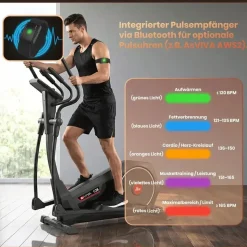 AsVIVA Crosstrainer C28 Grau