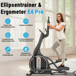 AsVIVA Crosstrainer Smart E4 Pro Grau