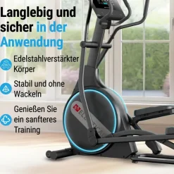 AsVIVA Crosstrainer Smart E4 Pro Grau