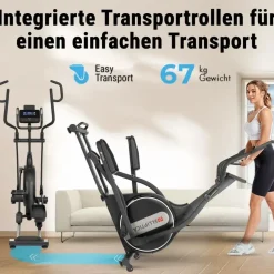 AsVIVA Crosstrainer Smart E4 Pro Grau