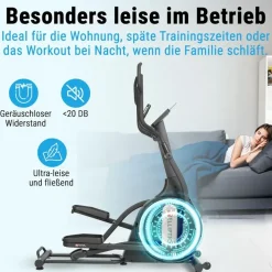 AsVIVA Crosstrainer Smart E4 Pro Grau