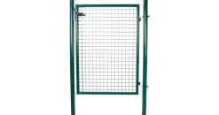 Attas Gartentor 125 x 100 cm Grün/Metall