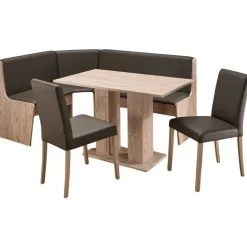 58 aufm Kessel Eckbankgruppe Dania Eiche San Remo Sand/Anthrazit 12048 - Grau