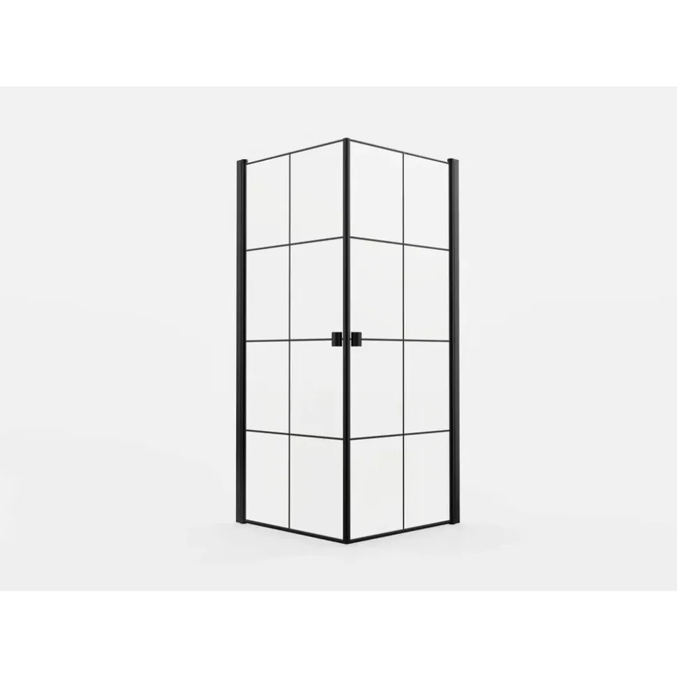 Aurlane Marwell Komplettdusche rechts 90 x 200 cm Duschwanne D648360641500