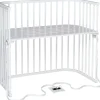 babybay Boxspring XXL Beistellbett weiß lackiert