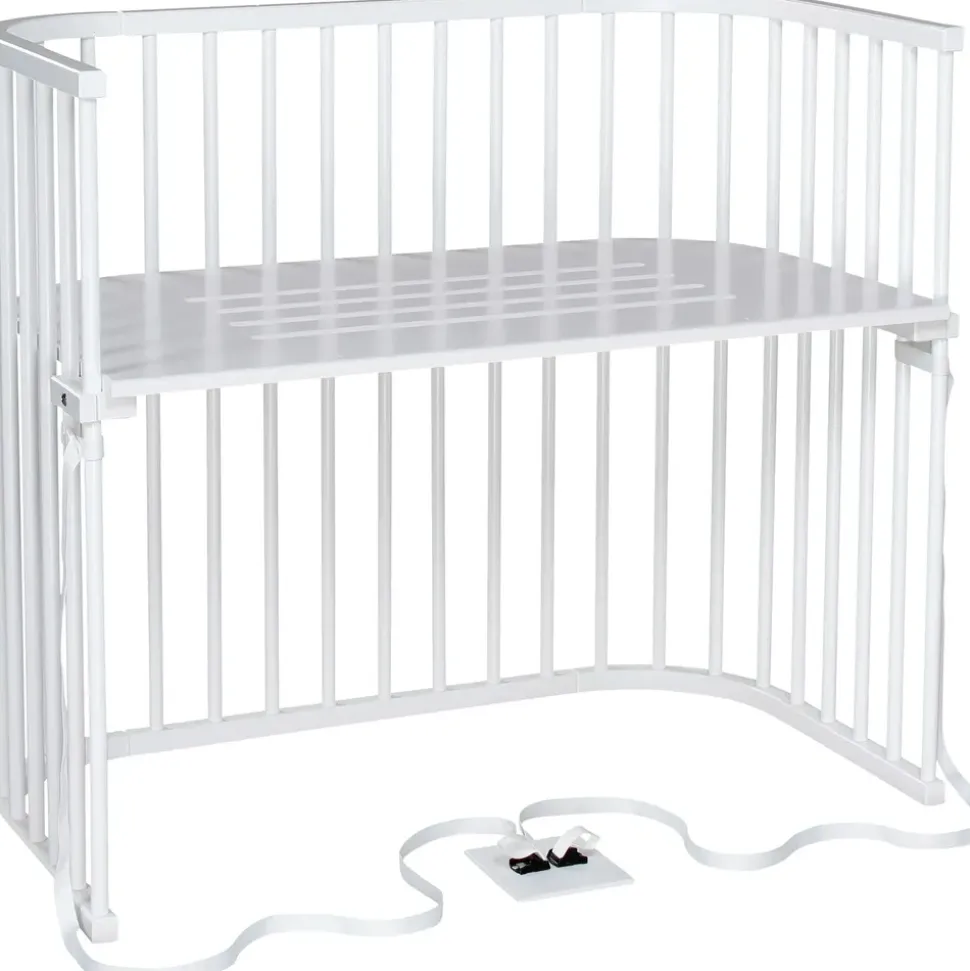 babybay Boxspring XXL Beistellbett weiß lackiert