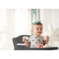 BabyGO Newborn Set Family Grau/Weiß inkl. Zubehör