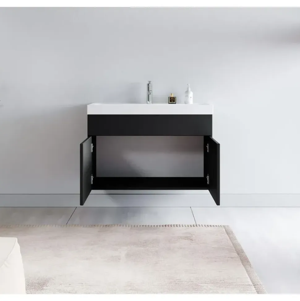 Badplaats Paso 01 1-tlg. Schwarz