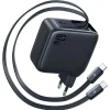 Baseus EnerCore CJ21 Charger Retractable 3C 67W EU Black