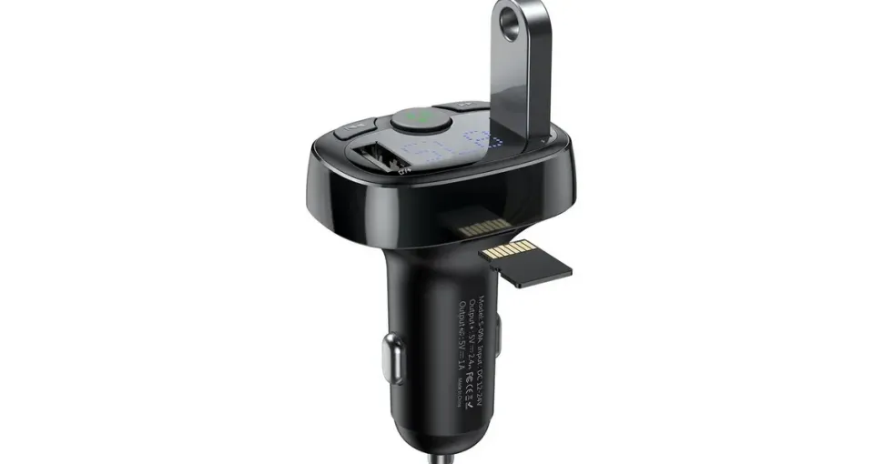 Baseus OS-Baseus T-förmiger S-09A Auto-Bluetooth-MP3-Player (Standard Edition) Schwarz