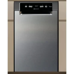 Bauknecht BK6UC11BS7A0X Einbau-Geschirrspüler (unterbaufähig, 448 mm breit, Edelstahl)