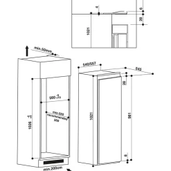 Bauknecht KSI 10GF Einbaukühlschrank
