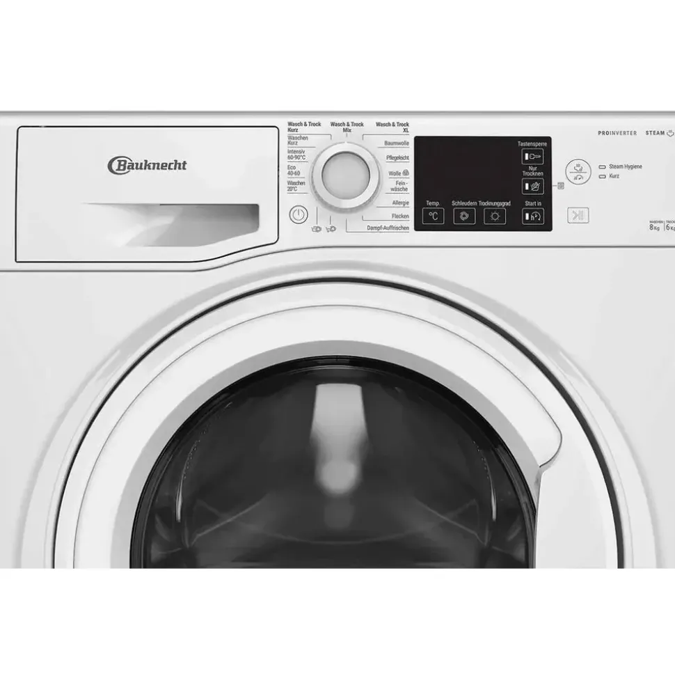 Bauknecht WD ECO SHIELD 8614 D Waschtrockner (8 kg / 6 kg, 1400 U/min)