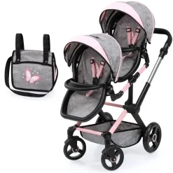 Bayer Xeo Twin Schmetterling Grau/Rosa