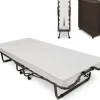 Beautissu Gästebett Klappbett Venetia 80 x 200 cm weiß