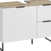 Bega BBK Waschbeckenunterschrank Denver 80 x 60 x 35 cm Weiß