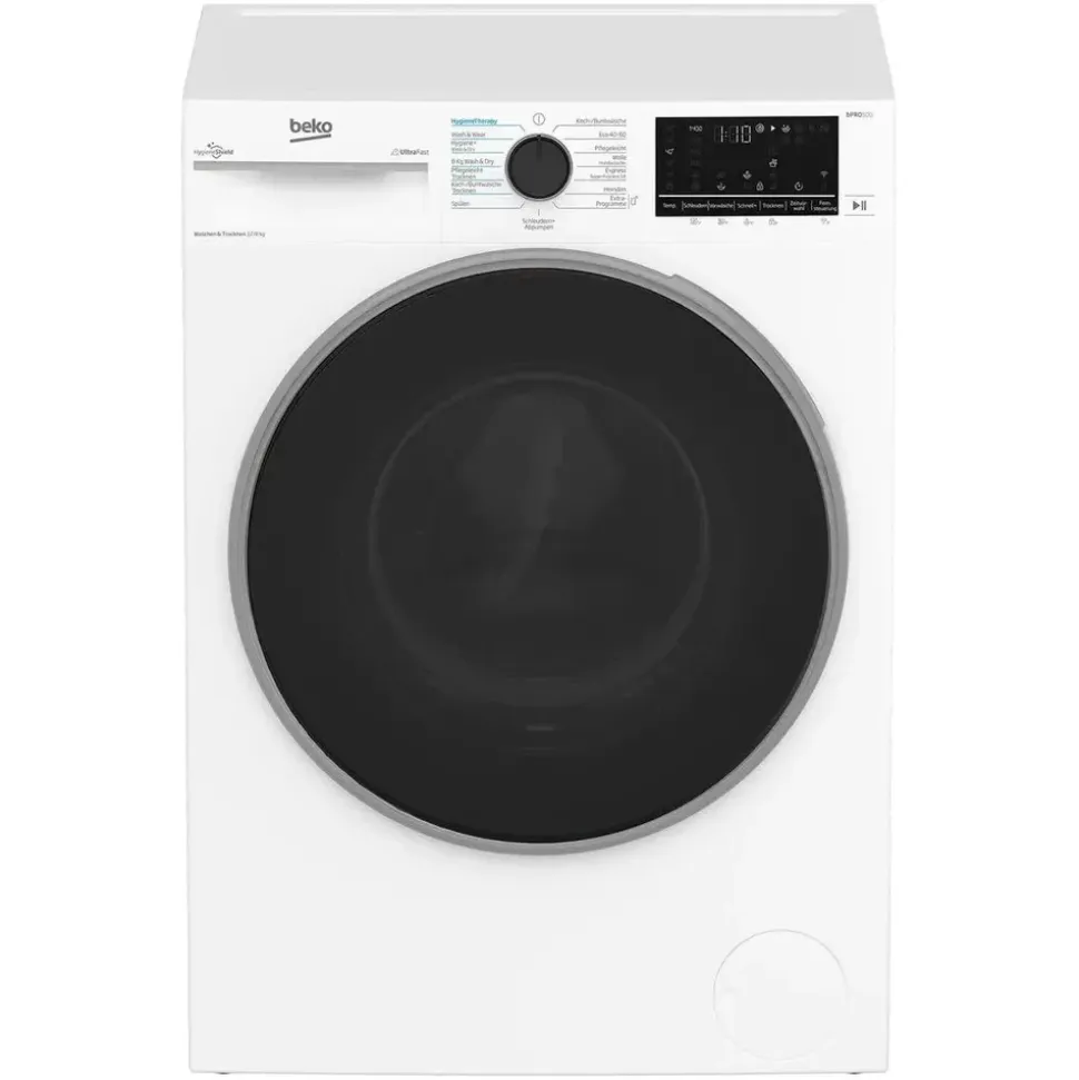 Beko B3DFT512447W Waschtrockner (12 kg / 8 kg, 1400 U/min)