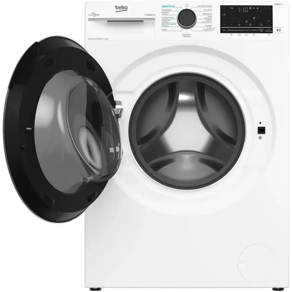 Beko B3DFT512447W Waschtrockner (12 kg / 8 kg, 1400 U/min)