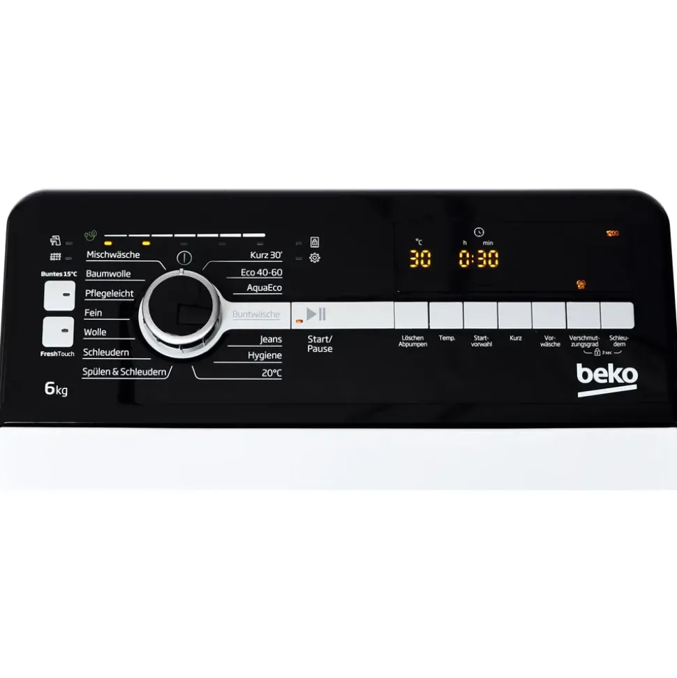 Beko BTLO6AE8BBM Toplader (6 kg, 1200 U/min)