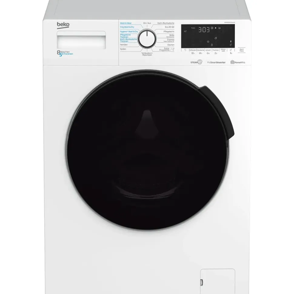 Beko WDW85141Steam1 Waschtrockner (8 kg / 5 kg, 1400 U/min)