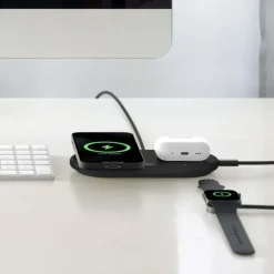 Belkin BoostCharge Pro 2-in-1 - Induktive Ladematte