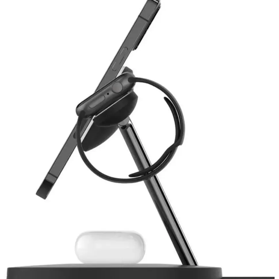 Belkin BoostCharge Pro 3-in-1-Ladegerät mit MagSafe Schwarz