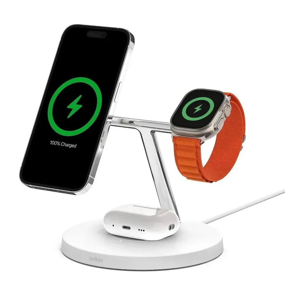 Belkin BoostCharge Pro 3in1, Ladegerät mit MagSafe 15W