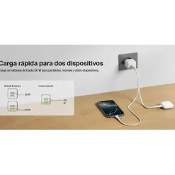 Belkin Dual USB-C Ladegerät Power Delivery und PPS (50 W) weiß
