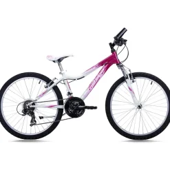 Bergsteiger Verona 24 Zoll RH 34 cm weiß/pink