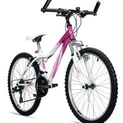 Bergsteiger Verona 24 Zoll RH 34 cm weiß/pink
