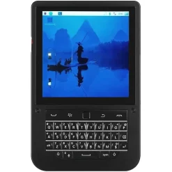 BerryBase HackberryPi CM5 Linux Cyberdeck Taschencomputer, 4 Touch-Display, Tastatur-Maus, 5000 mAh
