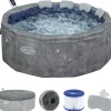 BESTWAY Carrara Ø 170 x 65 cm Grau