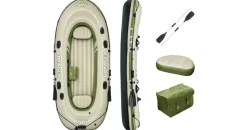 BESTWAY 348×141cm Schlauchboot 3 Personen mit Paddel aufblasbar Bestway Voyager 500