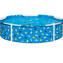 BESTWAY Frame Pool Pfote für Hunde Ø 122 x 30,5 cm (292 L)