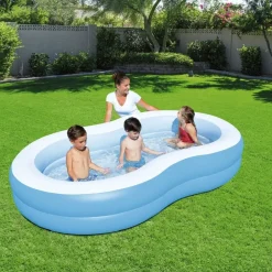 BESTWAY Lagune Family Planschbecken 262 x 157 x 46 cm