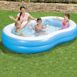 BESTWAY Lagune Family Planschbecken 262 x 157 x 46 cm