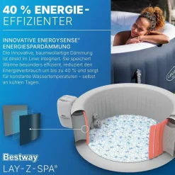 BESTWAY Lay-Z-Spa Miami AirJet 180 x 66 cm Dunkelblau