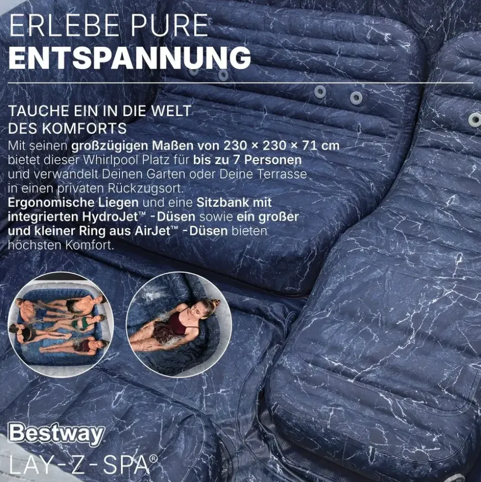 BESTWAY LAY-Z-SPA San Francisco HydroJet ProTM 6001Q_25