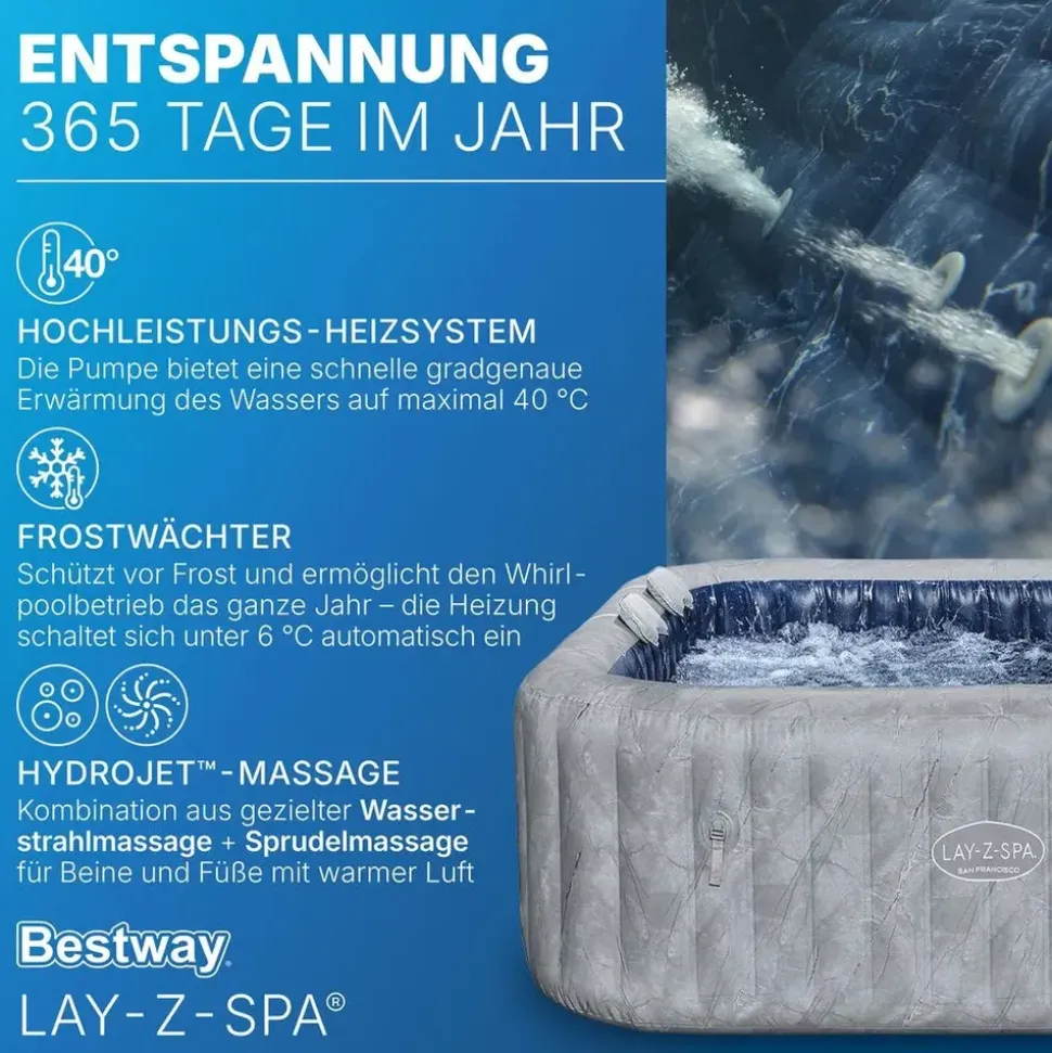 BESTWAY LAY-Z-SPA San Francisco HydroJet ProTM 6001Q_25