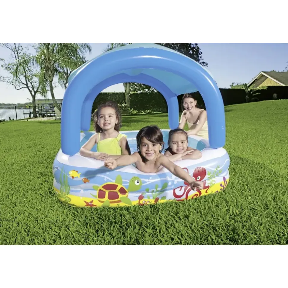 BESTWAY Planschbecken Beach Buddy 140 x 140 x 114 cm (265L)