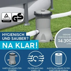 BESTWAY Power Steel Frame Pool rechteckig
