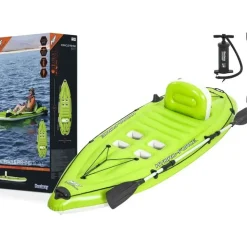 BESTWAY 65097 Reisen/Erholung, Aufblasbares Boot, Schwarz, grün PVC, 1 Person(en), 150 kg