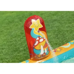 BESTWAY Wasserspielcenter Retro-Welt Wasserrutsche 193 x 152 x 74 cm (53164)