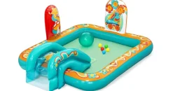 BESTWAY Wasserspielcenter Retro-Welt Wasserrutsche 193 x 152 x 74 cm (53164)