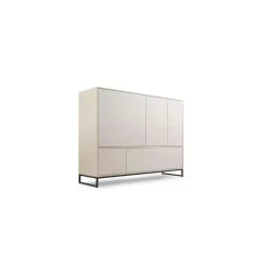 bettso Highboard 160 x 120,5 cm Beige